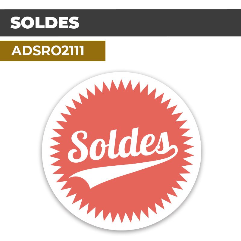 Autocollant SOLDES | Promotions