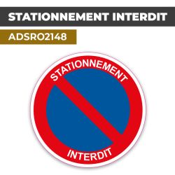 Autocollant STATIONNEMENT INTERDIT | Parking et stationnement