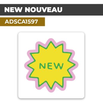 Autocollant NEW NOUVEAU | Nouveauté produit