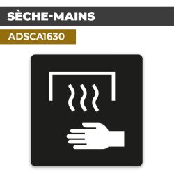 Autocollant SÈCHE-MAINS | Hygiène