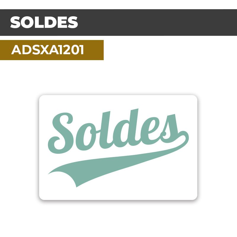 Autocollant | SOLDES | Promotions