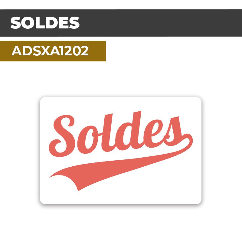 Autocollant | SOLDES | Promotions