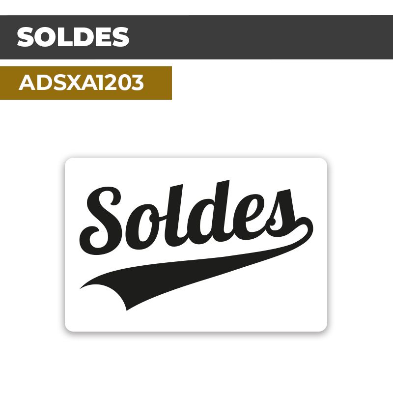 Autocollant | SOLDES | Promotions