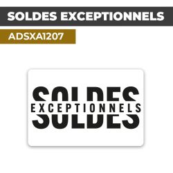 Autocollant | SOLDES EXCEPTIONNELS | Promotions