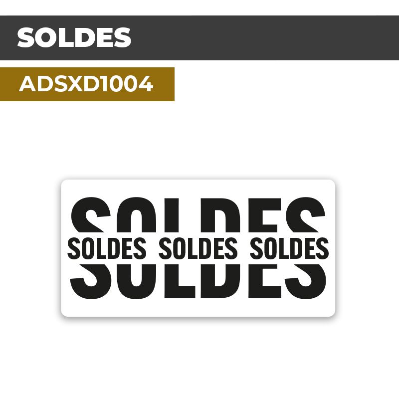 Autocollant SOLDES | Promotions