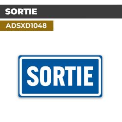 Autocollant SORTIE | Issues et sorties