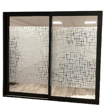 adhésif dépoli vitrine