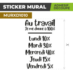 Sticker Mural | JE ME DONNE...