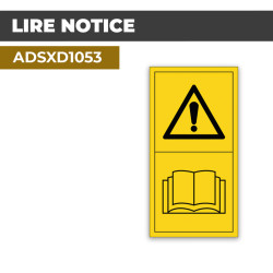 Autocollant | LIRE NOTICE...