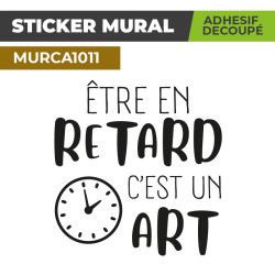 Sticker Mural | LE RETARD...