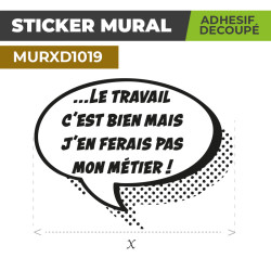 Sticker Mural | LE TRAVAIL...