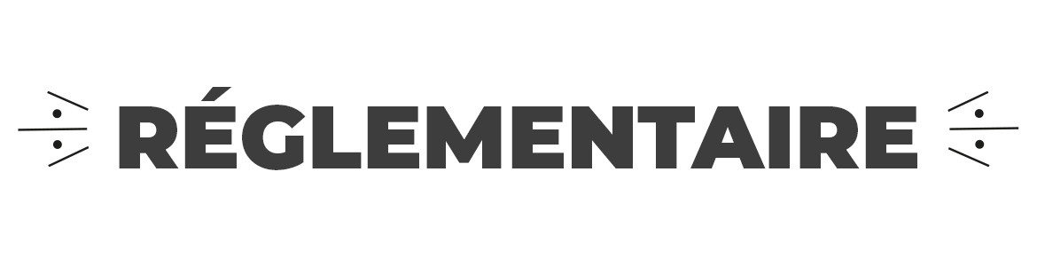 Adhésif règlementaire - Autocollant et Signalisation
