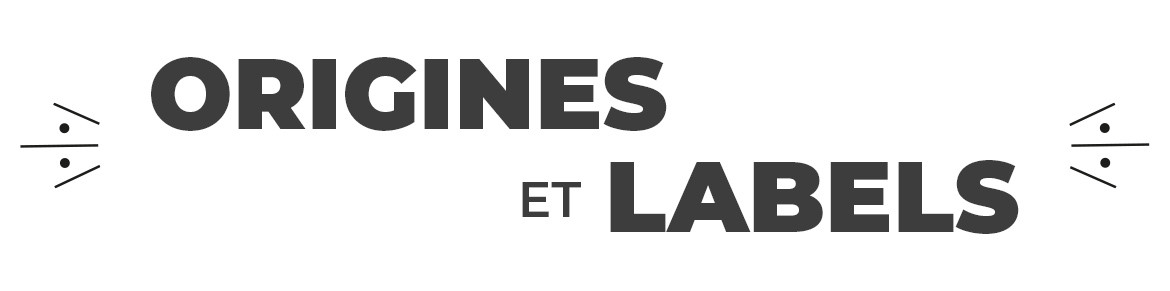 Autocollants Origines et Labels - Pour étiquetez vos produits de leur origine