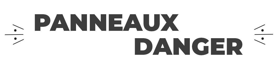 Autocollants Panneaux Danger – Signalisation routière