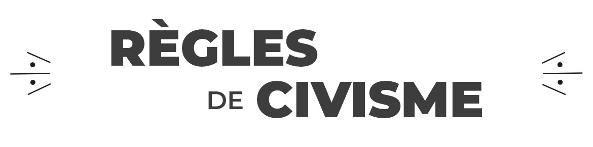 Autocollants Règles de Civisme – Signalétique pour Bonnes Pratiques