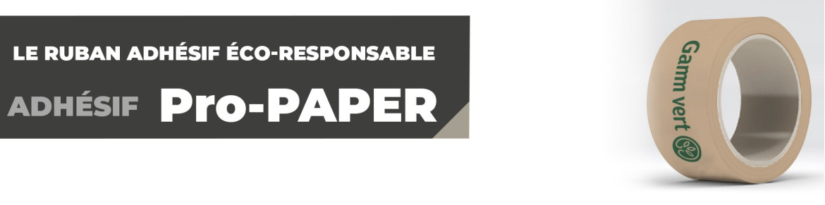 Adhésif Pro-Paper - Scotch personnalisé Recyclable | WIKOM