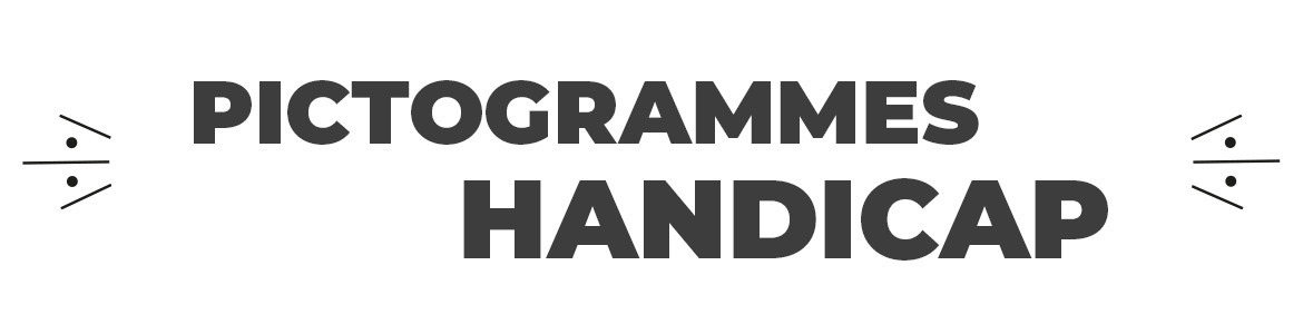 Autocollants Pictogrammes Handicap – Signalétique PMR & accessibilité