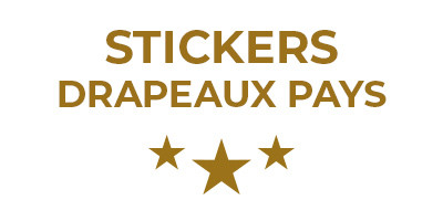 Stickers Drapeaux Pays