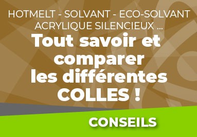 Comparer les différentes colles, pour bien choisir son ruban adhésif.