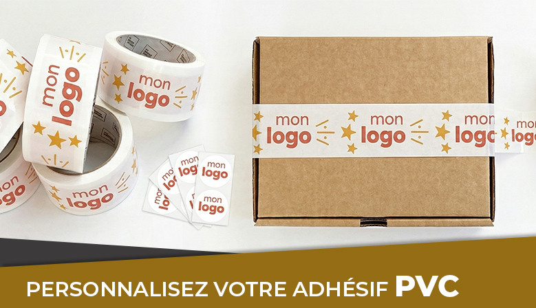 Ruban adhésif personnalisé en PVC
